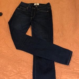 NEVER WORN!! Paige dark blue cropped jeans